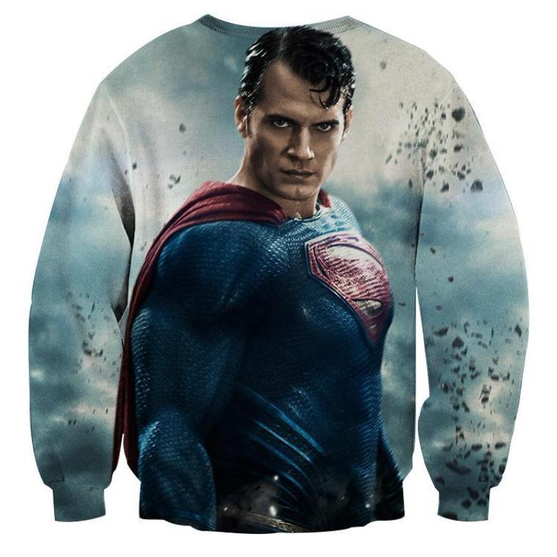 Superman Krypton Wonder 3D Printed Superman Sweatshirt