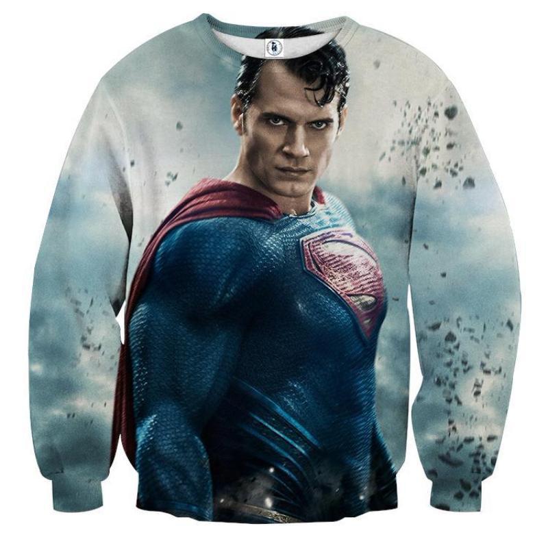 Superman Krypton Wonder 3D Printed Superman Sweatshirt