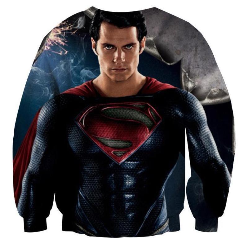 Superman Kryptonian Wonder 3D Printed Superman Sweatshirt