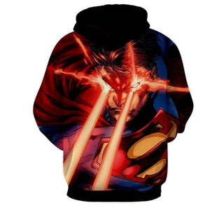 Superman LazerAction 3D Printed Superman Hoodie