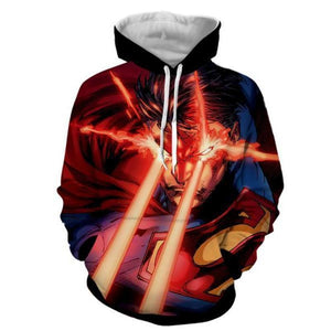 Superman LazerAction 3D Printed Superman Hoodie