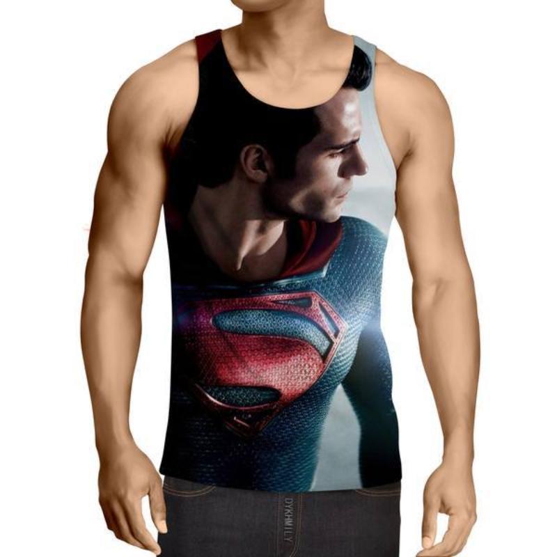 Superman Mankind's Wonder 3D Printed Superman Tank Top