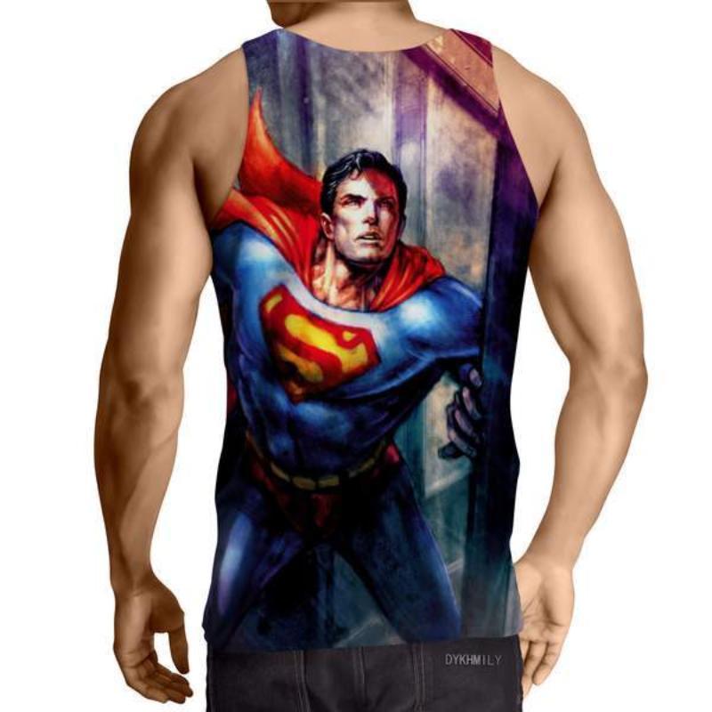 Superman Oldschool 3D Printed Tank Top