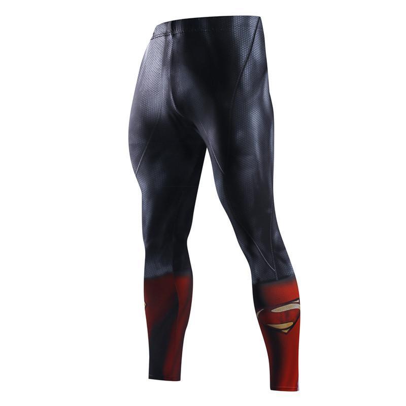 Superman Pant 3D Printed Elastic Waist Superman Costume Pant