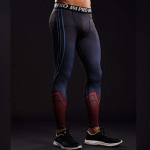 Superman Pant Vintage Black 3D Printed Elastic Superman Costume Pant