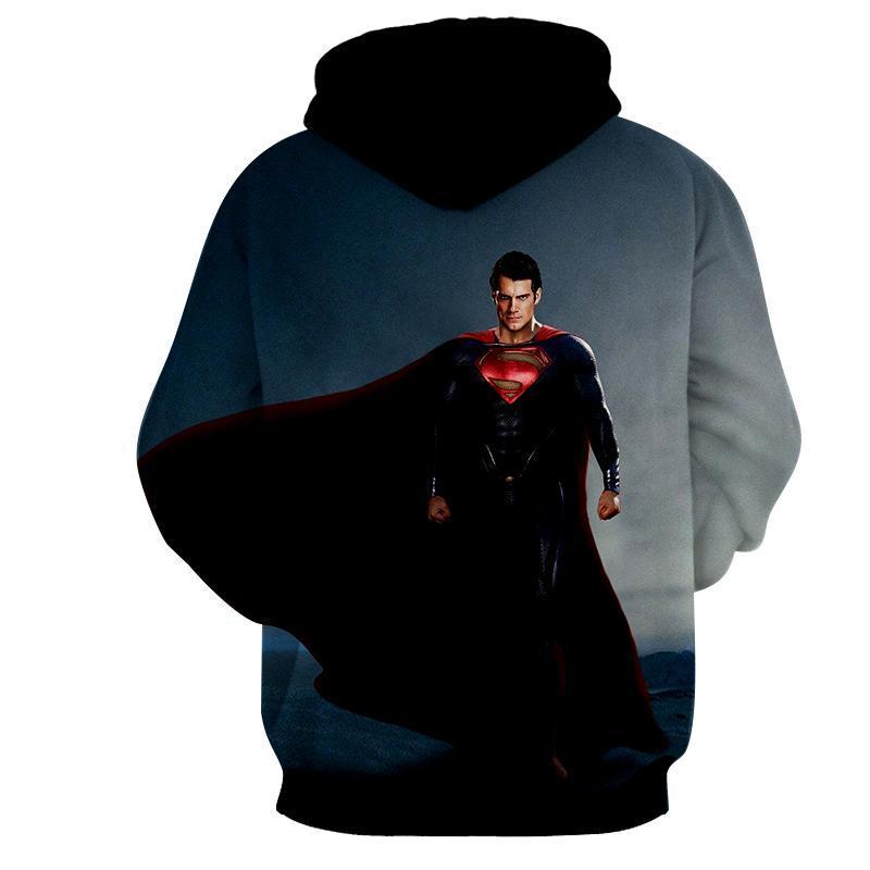 Superman Rising Hero 3D Printed Superman Hoodie
