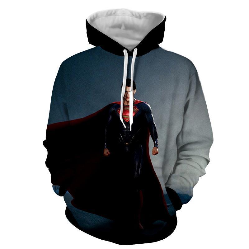 Superman Rising Hero 3D Printed Superman Hoodie