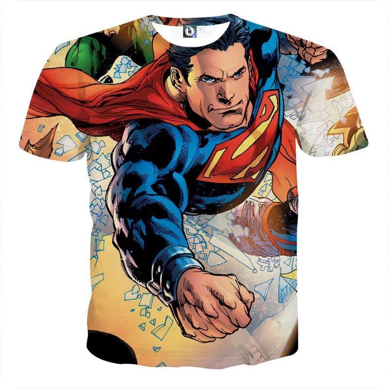 Superman Tee: 3D Printed Superman T Shirt