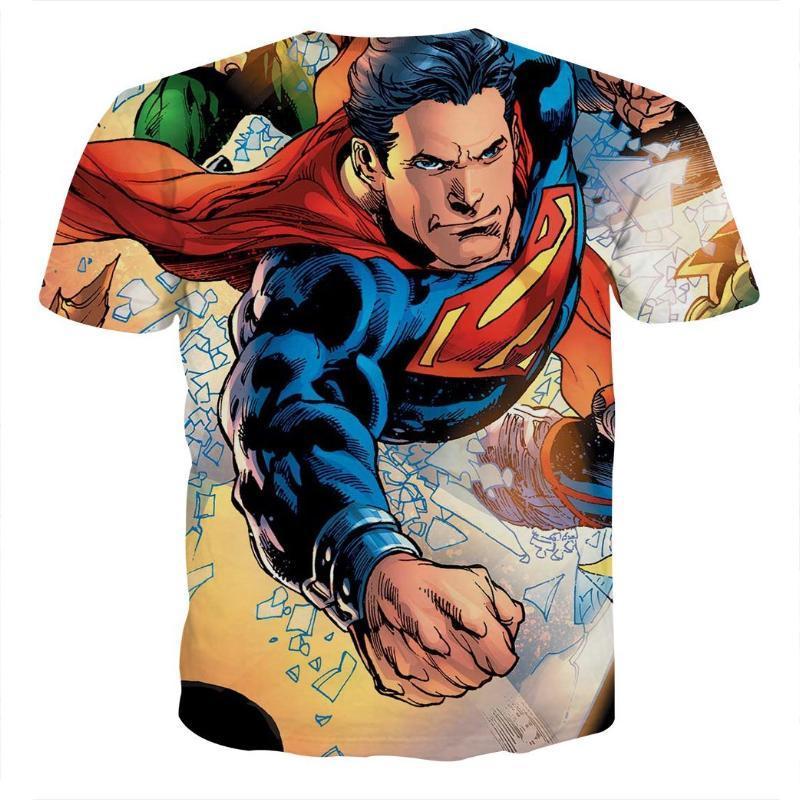 Superman Tee: 3D Printed Superman T Shirt