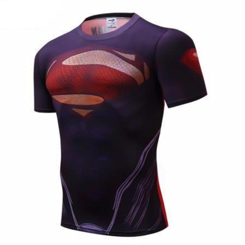 Superman Tee 3D Style Printed Superman T Shirt