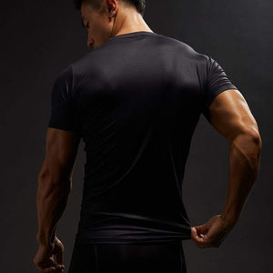 Superman Tee Black Spandex 3D Printed Superman T Shirt