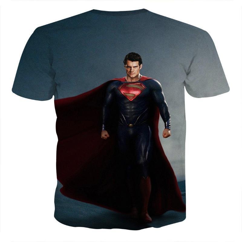 Superman Tee Flying God 3D Printed Superman T Shirt