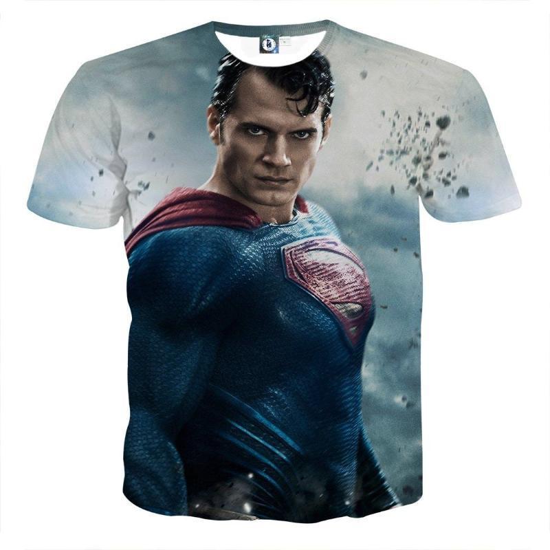 Superman Tee Godly Wonder 3D Printed Superman T Shirt