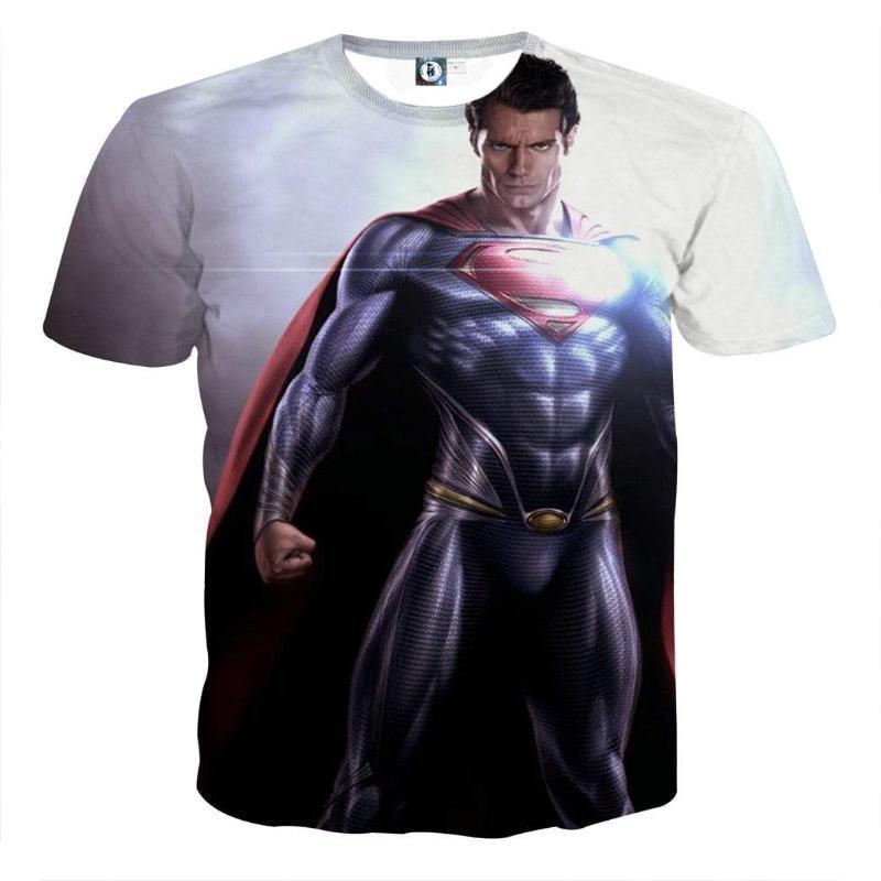 Superman Tee Horizon 3D Printed Superman T Shirt