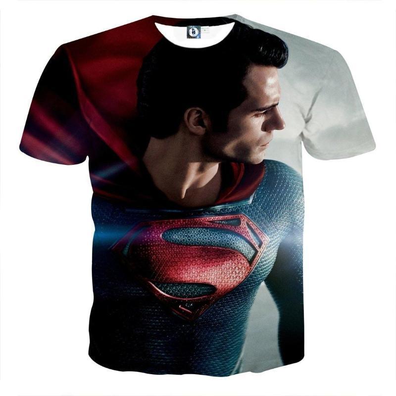 Superman Tee Wondrous 3D Printed Superman T Shirt