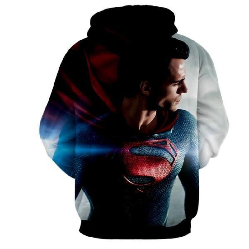Superman Wondrous 3D Printed Superman Hoodie