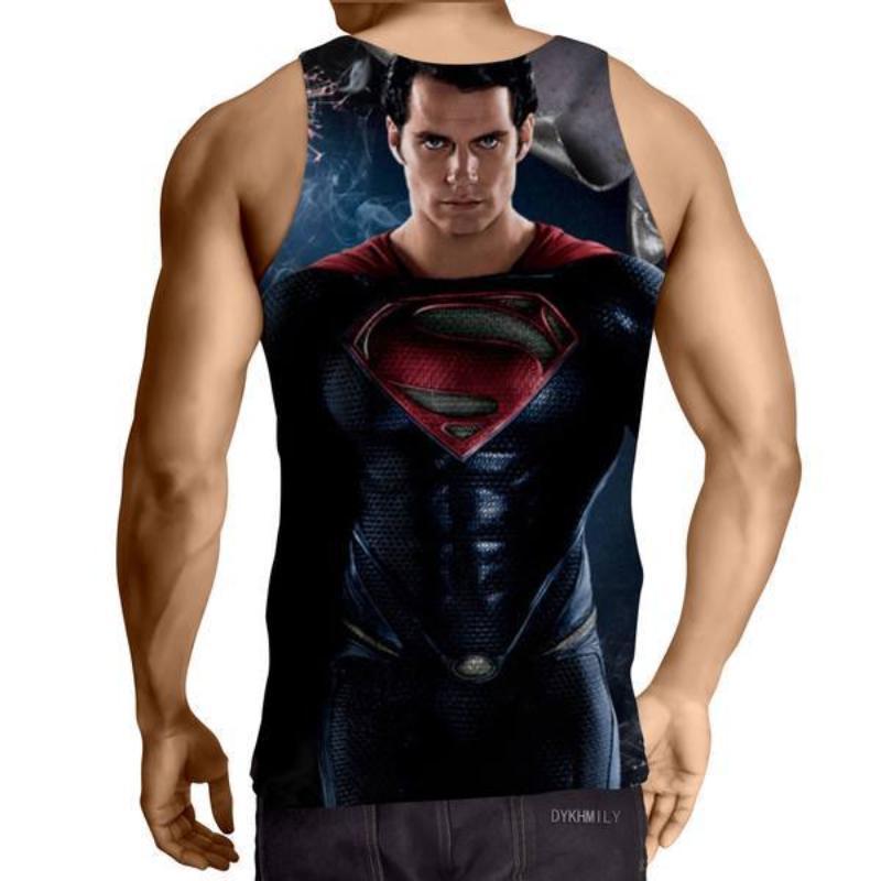 Superman Wondrous 3D Printed Superman Tank Top