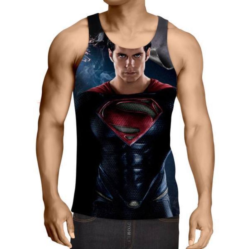 Superman Wondrous 3D Printed Superman Tank Top