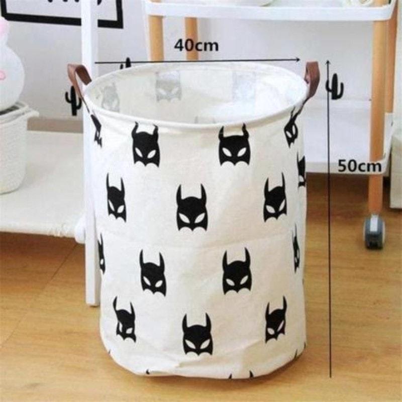 The Bat Mask Nursery Storage Laundry Basket