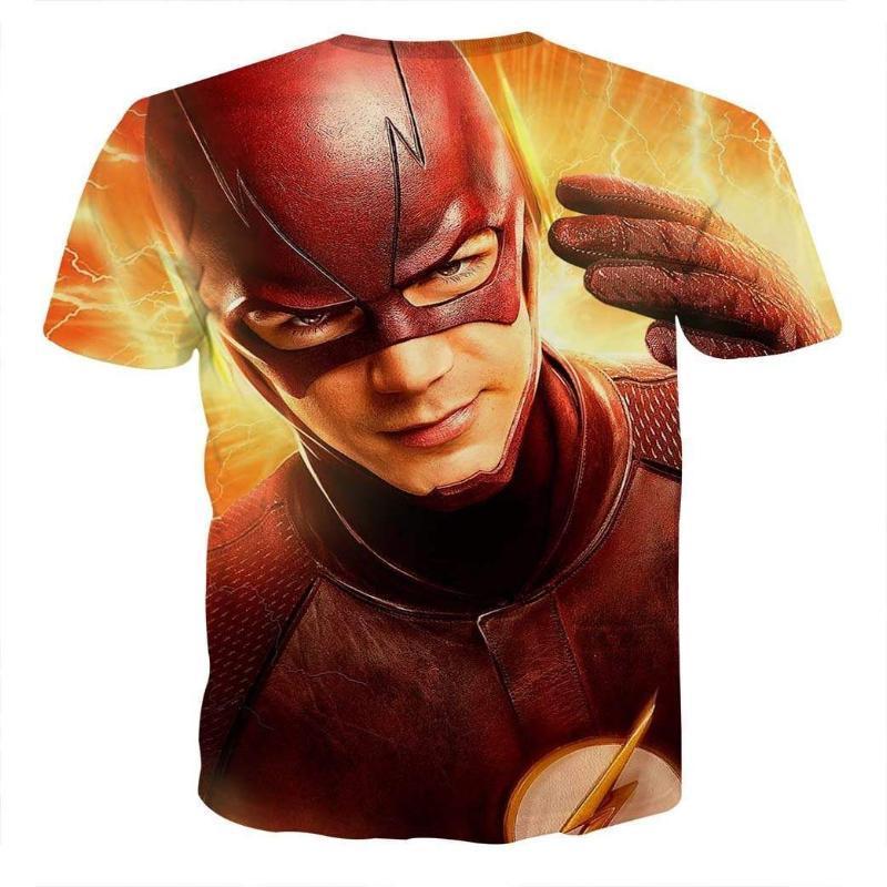 The Flash Orange 3D Printed T-Shirt
