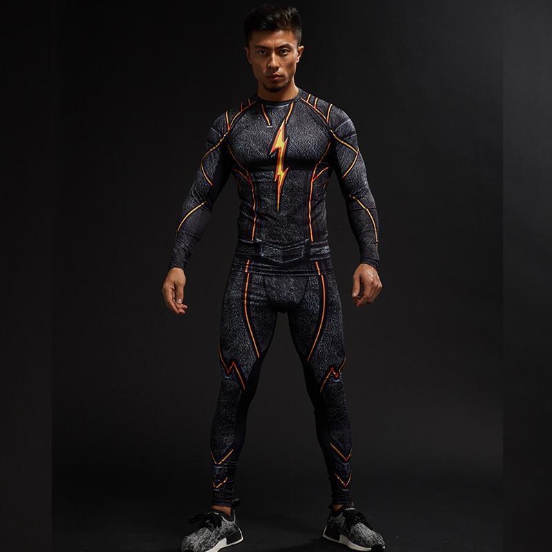 The Flash Black Hot 3D Printed Long Sleeve Shirt