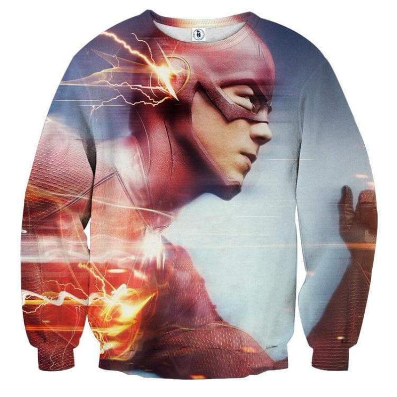 The Flash 3D Printed Sweatshirt