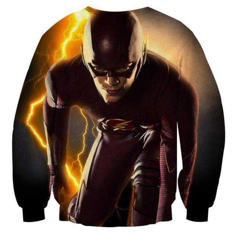 The Flash Dark 3D Printed Sweatshirt