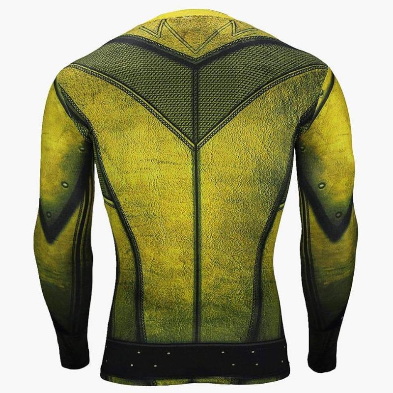 The Flash Futuristic 3D Printed Long Sleeve Shirt