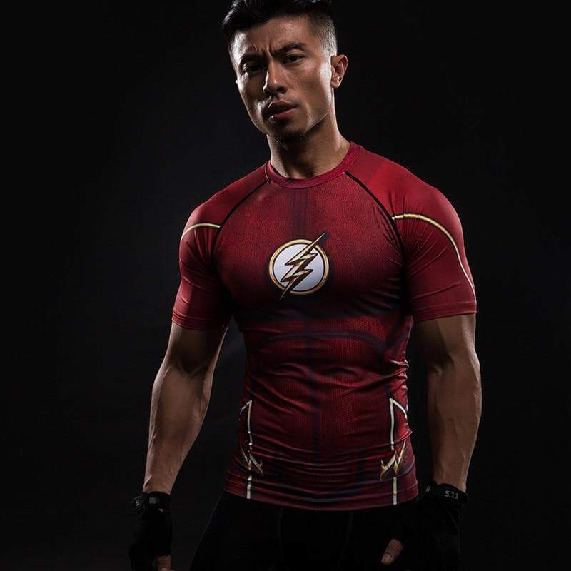 The Flash Hot Spandex 3D Printed T-Shirts