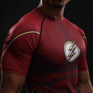 The Flash Hot Spandex 3D Printed T-Shirts