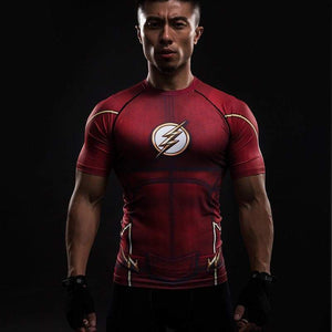 The Flash Hot Spandex 3D Printed T-Shirts