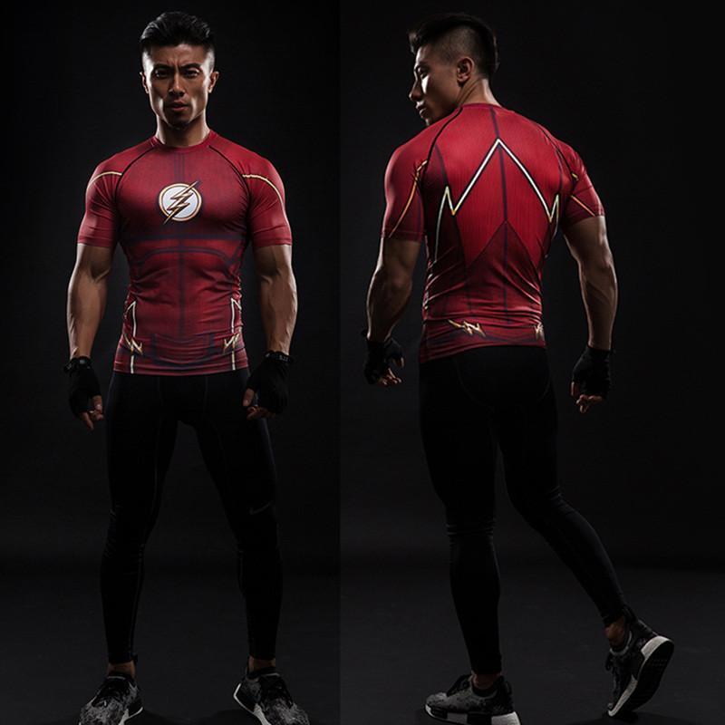 The Flash Hot Spandex 3D Printed T-Shirts