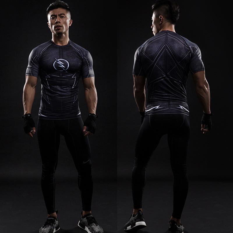 The Flash New Spandex 3D Printed T-Shirts