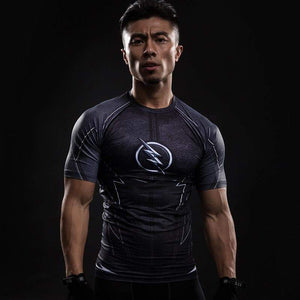 The Flash New Spandex 3D Printed T-Shirts