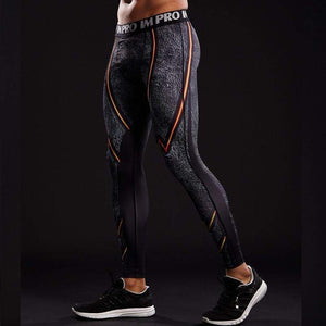 Hot Black Elastic Waist 3D Printed The Flash Pant