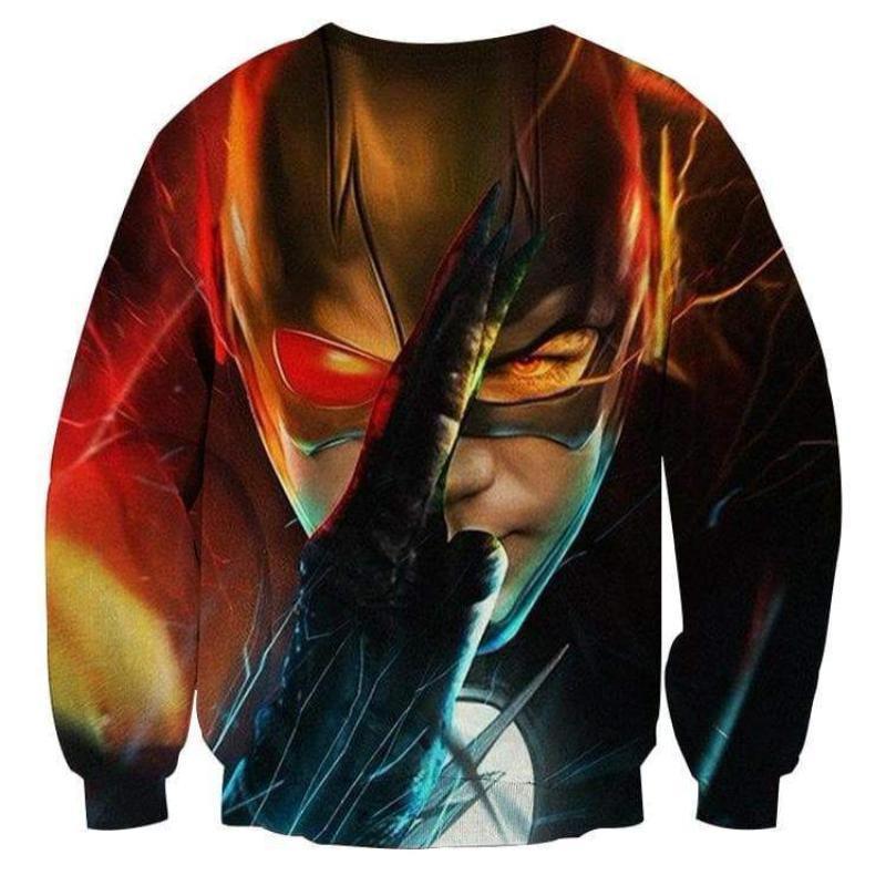 Red Blue 3D Printed The Flash Sweatshirt