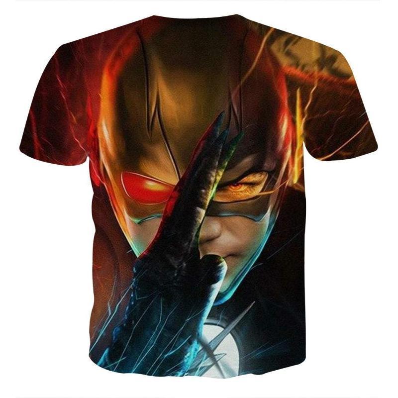 The Flash Red Blue 3D Printed T-Shirt