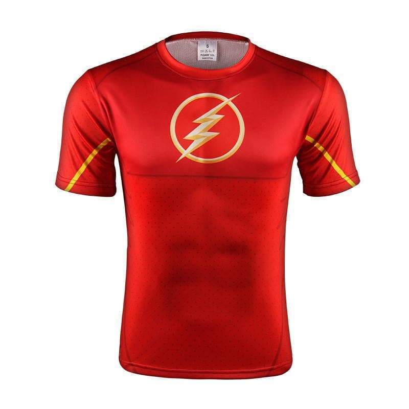 Red Classic 3D Printed The Flash T-Shirt