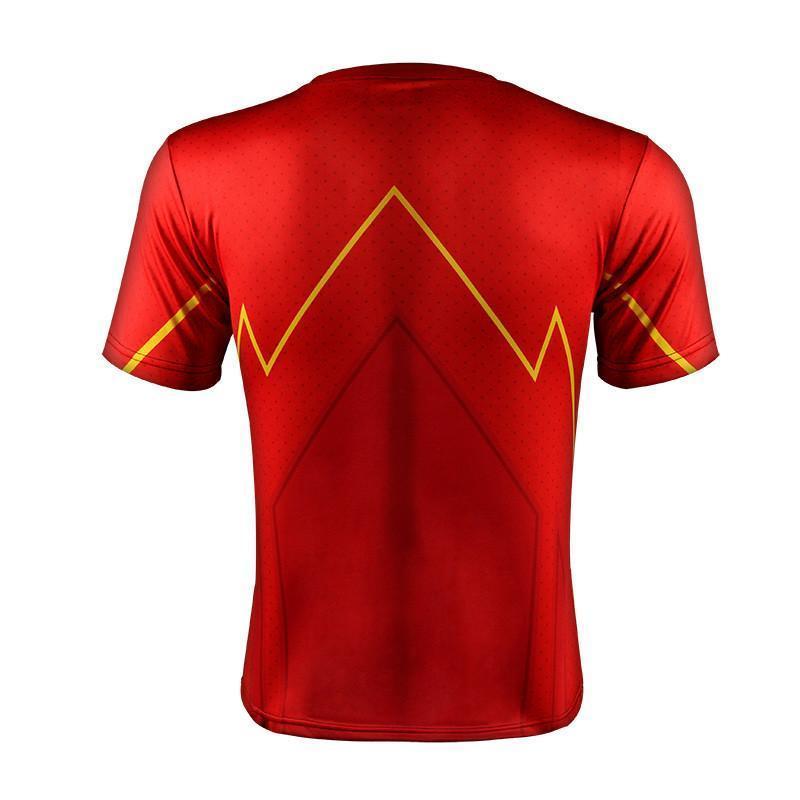 Red Classic 3D Printed The Flash T-Shirt
