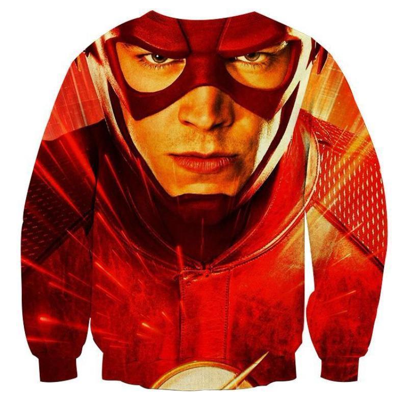The Flash Red Stylish 3D Printed The Flash Sweatshirt
