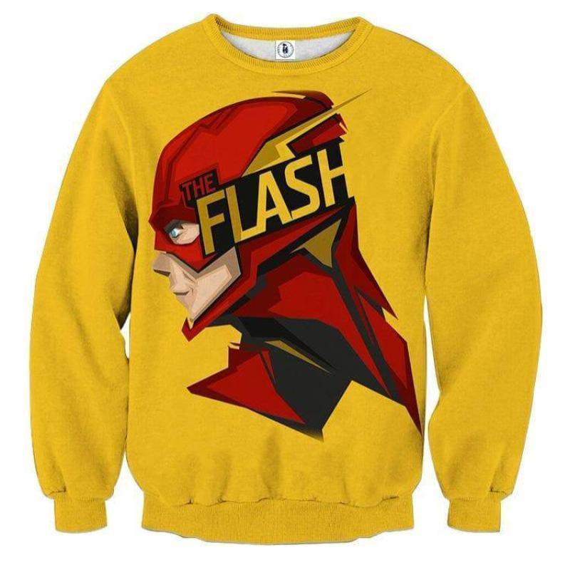 Yellow Red 3D Printed The Flash Sweatshirt