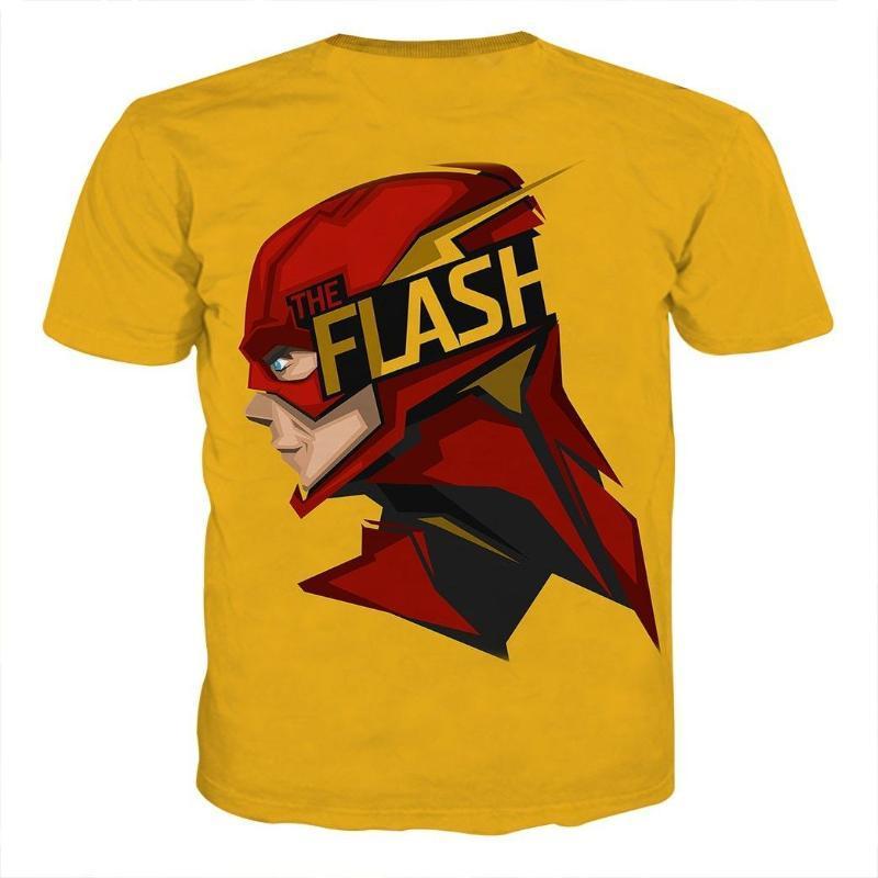 The Flash Yellow Red 3D Printed The Flash T-Shirt