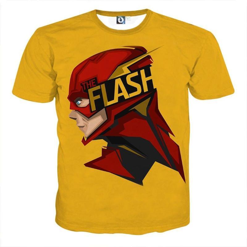 The Flash Yellow Red 3D Printed The Flash T-Shirt