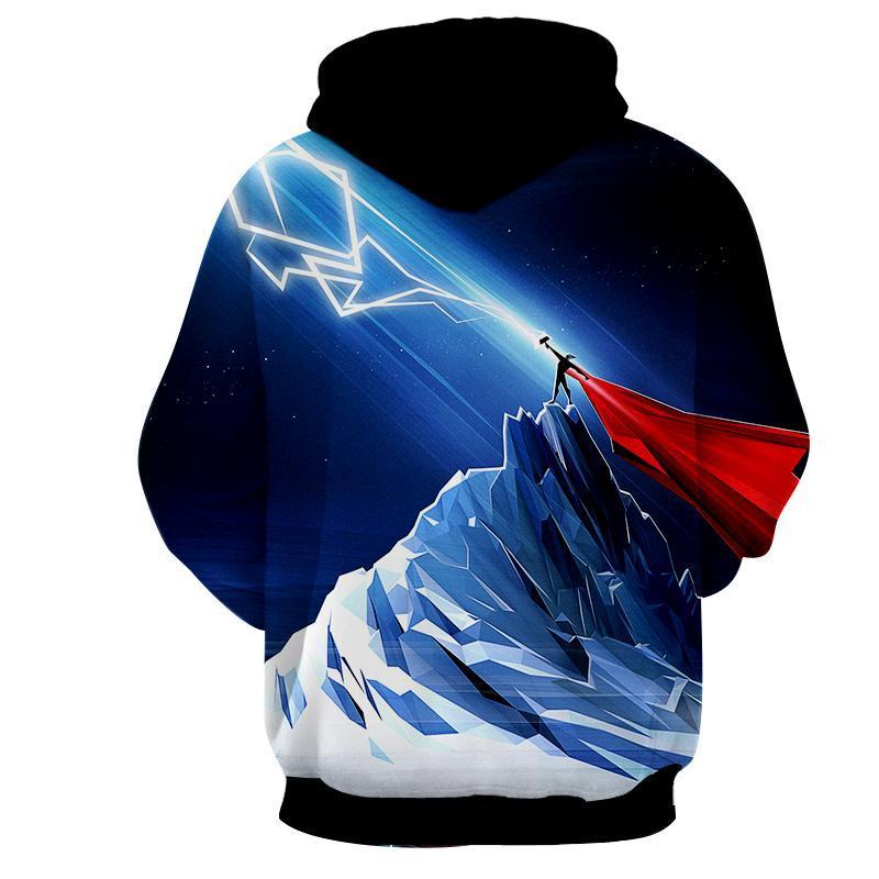Thor Battle Ready 3D Printed Thor Hoodie