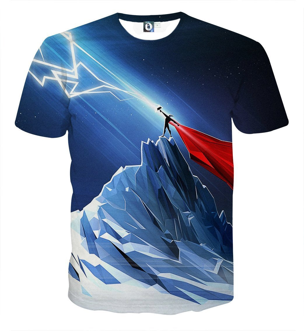 Thor Battle Ready 3D Printed Thor T-Shirt