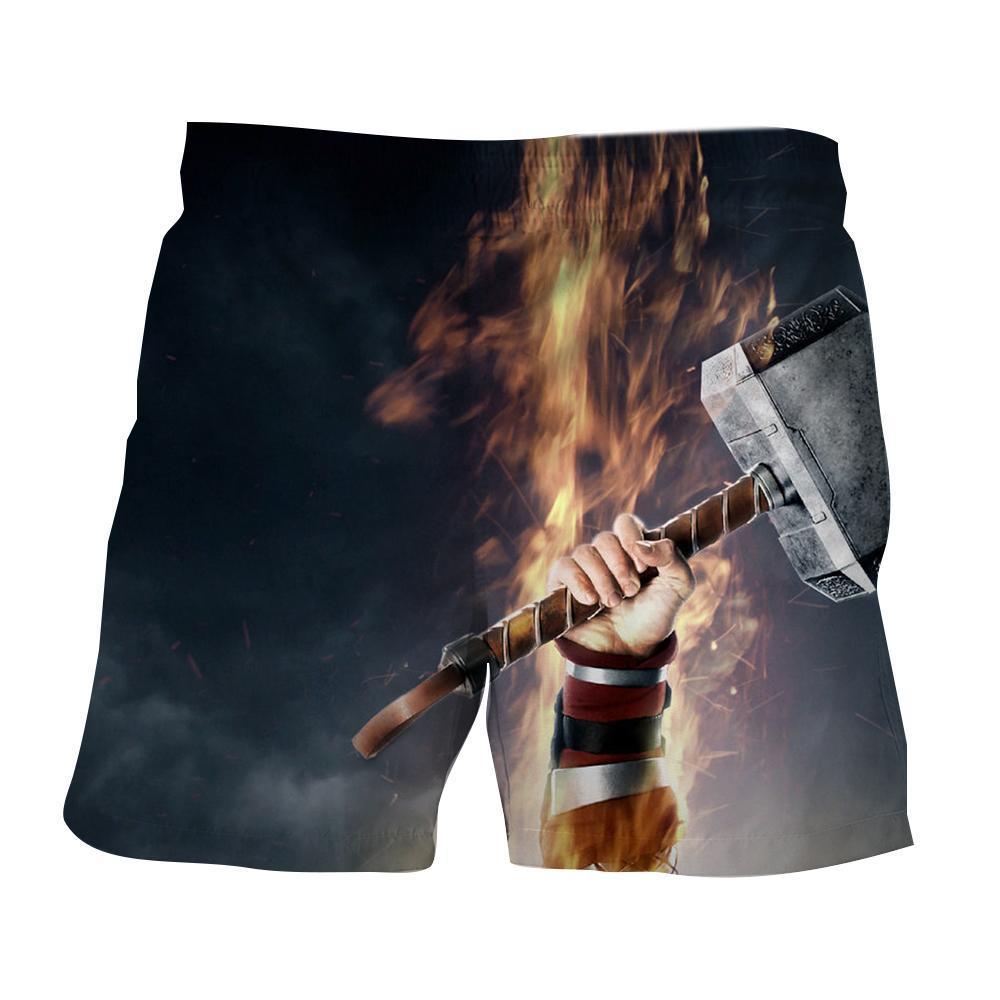 Thor Bold Hammer 3D Printed Thor Shorts