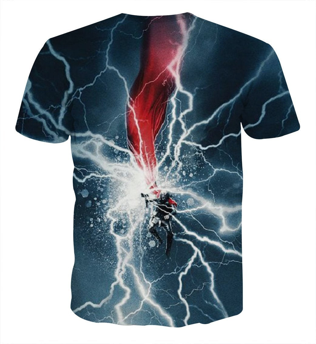 Thor Bolt 3D Printed Thor T-Shirt
