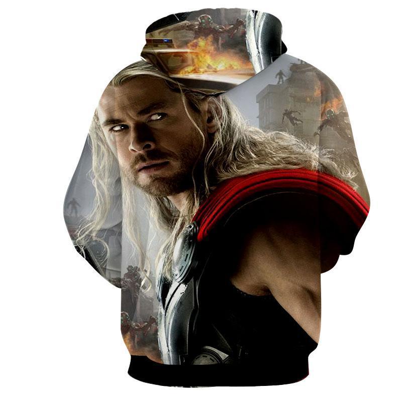 Thor Cool 3D Printed Thor Hoodie