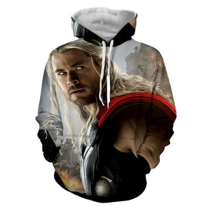 Thor Cool 3D Printed Thor Hoodie