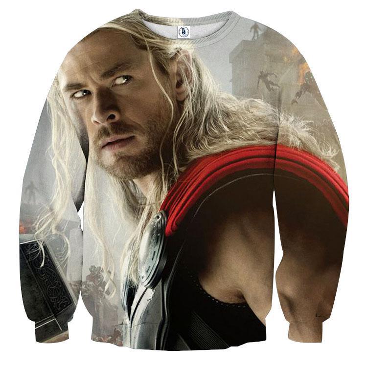 Thor Cool 3D Printed Thor Sweatshirts
